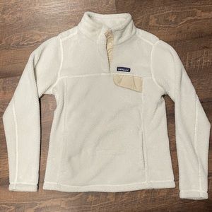 Patagonia Re-Tool Snap T Fleece in White — Size S
